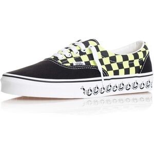 Vans BMX era Checkerboard Skateboard Shoes Men 6 Women 7.5 Yellow Black Sneaker